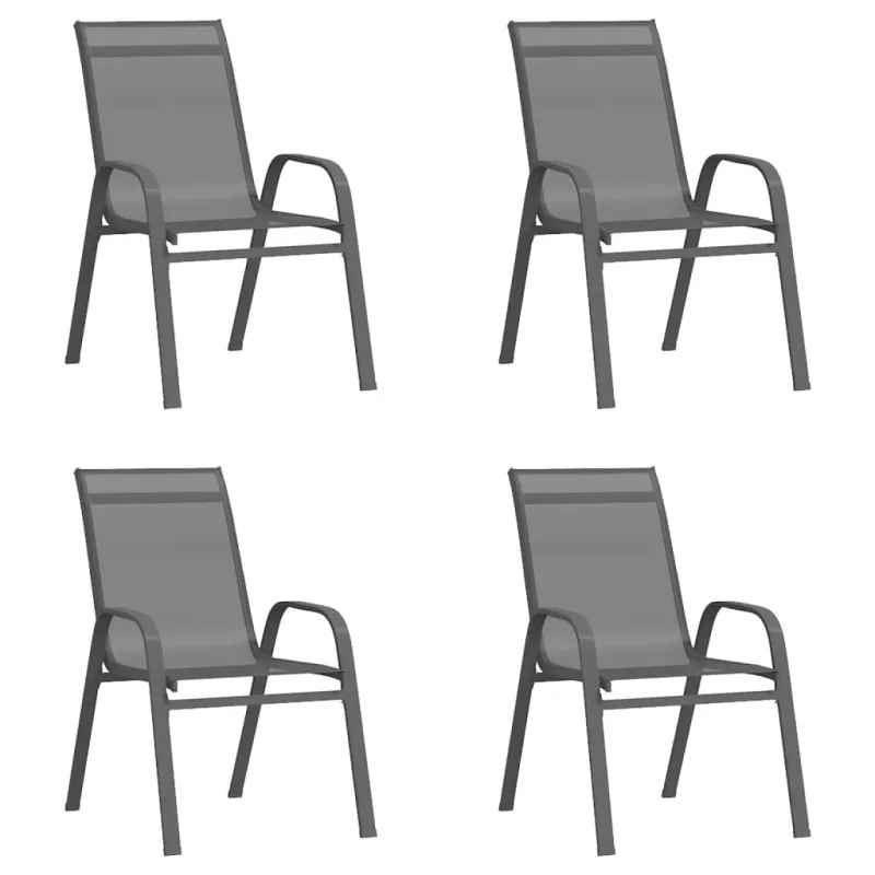 Sodo ruokailuryhmä, 5 osaa, harmaa ja musta