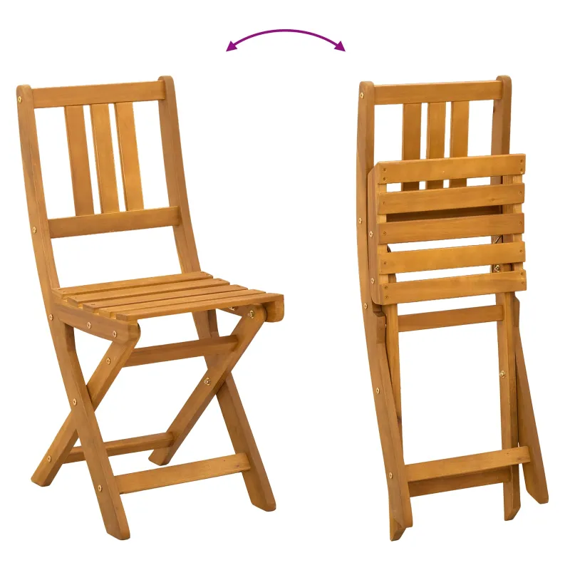 Lauko bistro kėdės 8 pcs Tamsiai pilka 38 x 46 x 85 cm