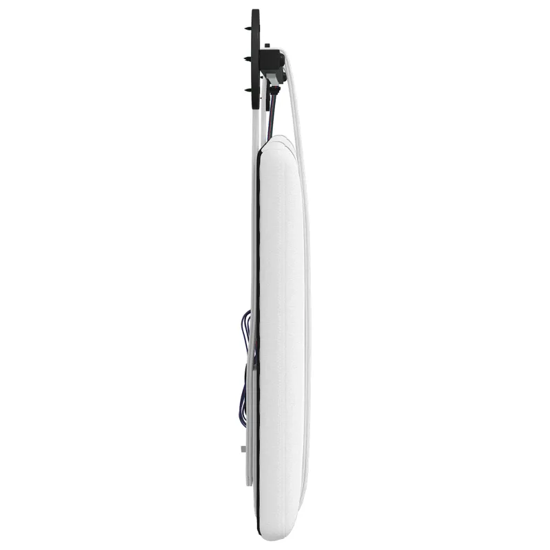 Pakabinamas lovos galvūgalis Su LED šviesa Balta Audinys