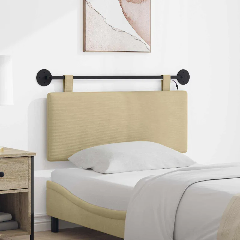 Pakabinamas lovos galvūgalis Šviesiai žalia pilka