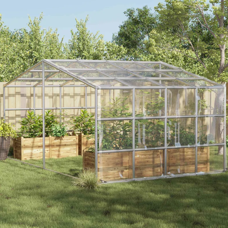 Augalų uždangalas Skaidrus 7 x 4 m PVC