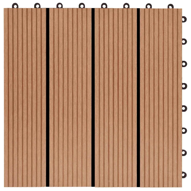 Terasinė Plytelė 22 pcs Tikmedis 30 x 30 cm MPK