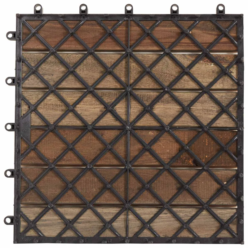 Terasinė Plytelė 20 pcs Pilka 30 x 30 cm