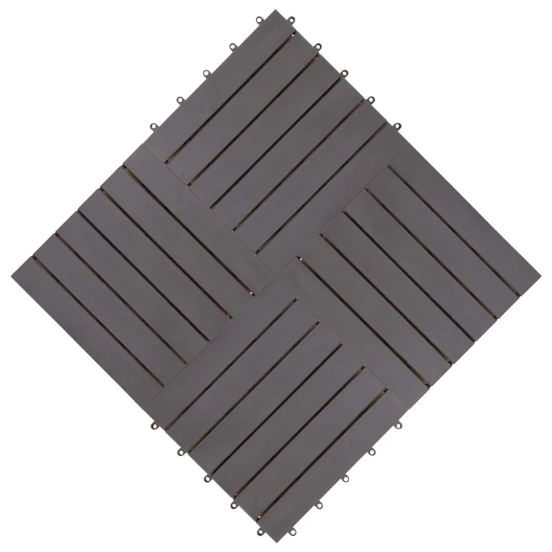Terasinė Plytelė 20 pcs Pilka 30 x 30 cm