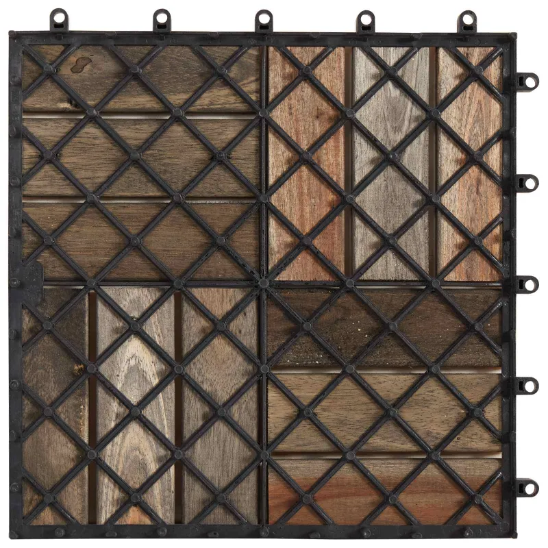 Terasinė Plytelė 20 pcs Pilka 30 x 30 cm