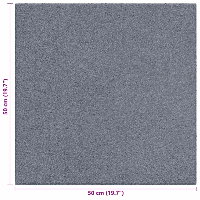 Kritimo apsaugos plytelės 18 pcs Pilka 50 x 50 cm Guma