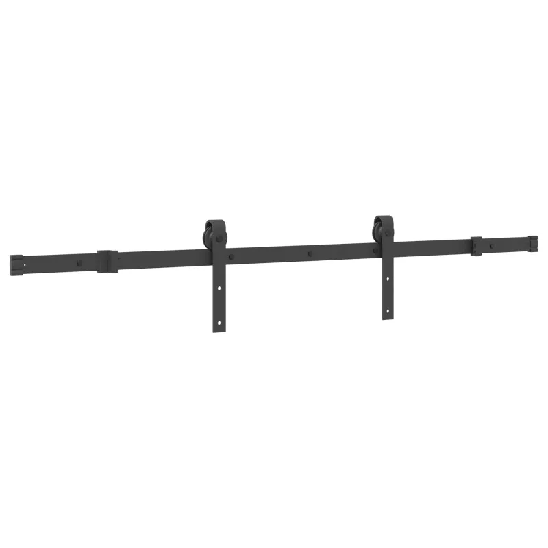 Slankios durys NARVIK Natūrali ir juoda 80 x 210 cm (152,5 cm)