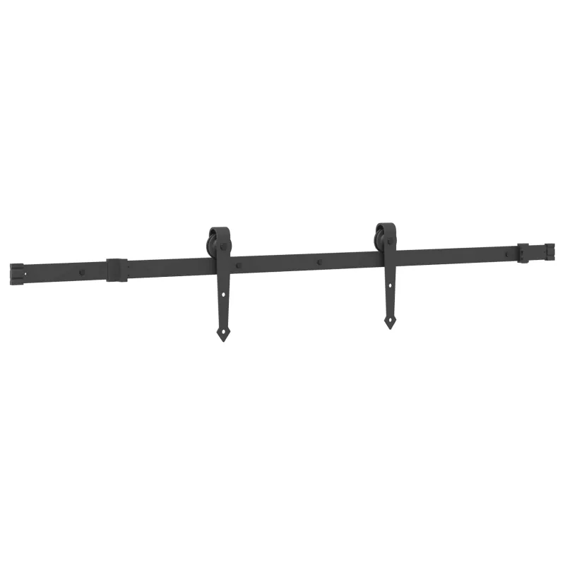 Slankios durys NARVIK Natūrali ir juoda 80 x 210 cm (152,5 cm)