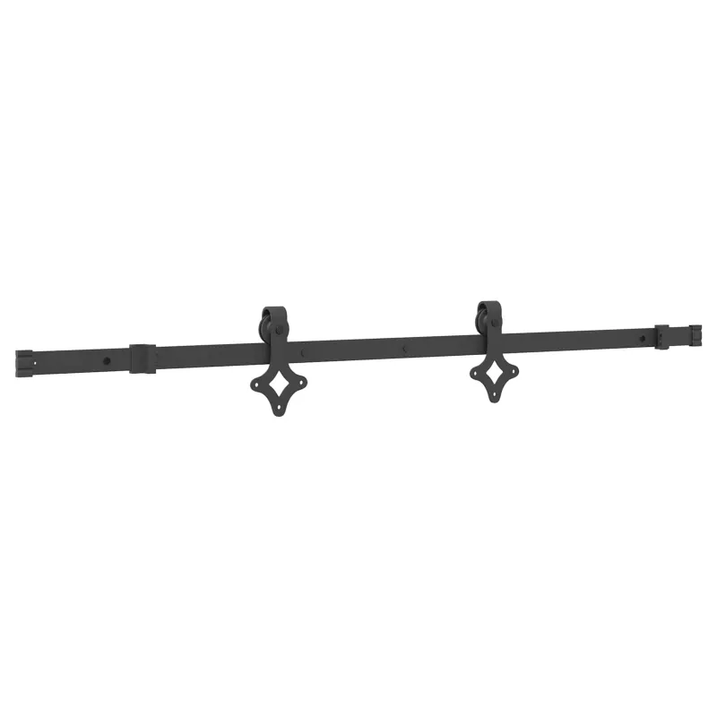 Slankios durys NARVIK Natūrali ir juoda 70 x 210 cm (152,5 cm)