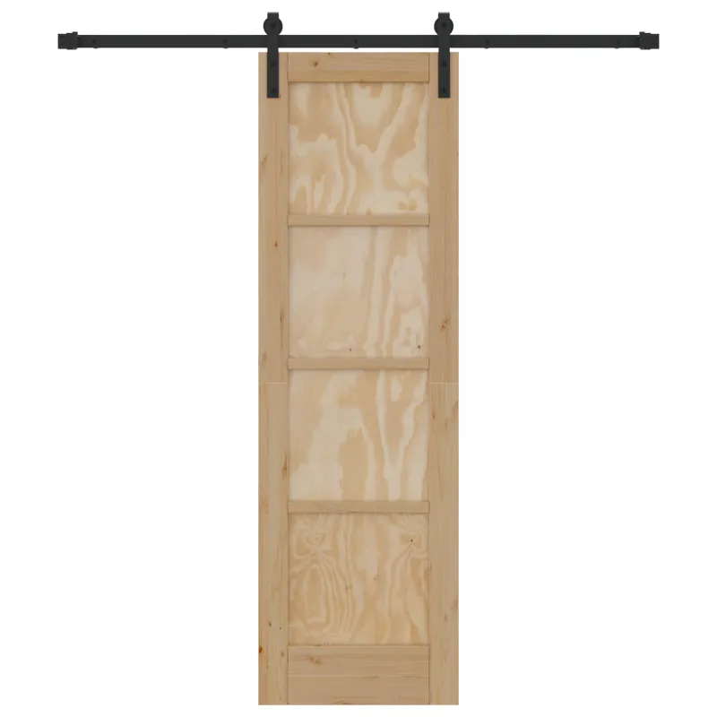 Slankios durys Natūrali ir juoda 61 x 198,5 cm
