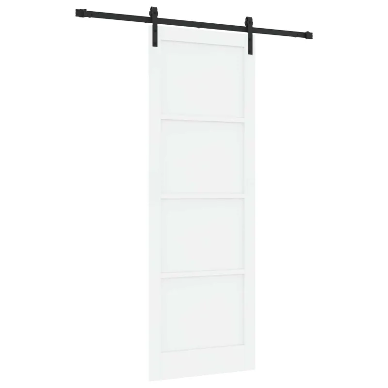 Slankios durys Balta ir juoda 83 x 232 cm