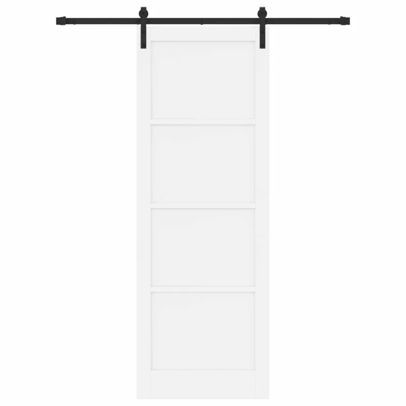Slankios durys Balta ir juoda 83 x 232 cm