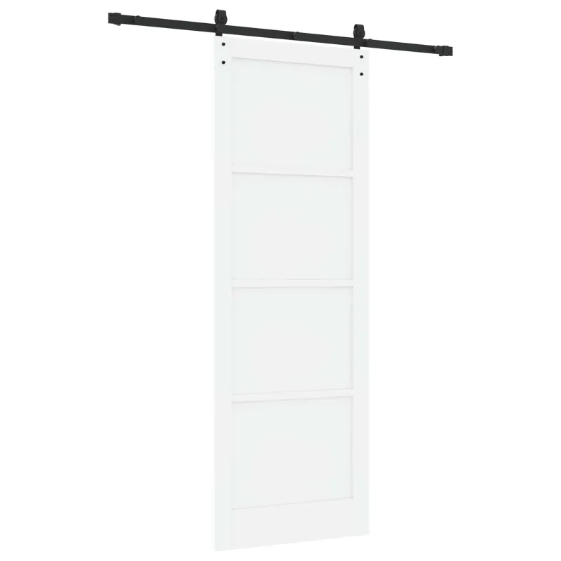 Slankios durys Balta ir juoda 83 x 232 cm