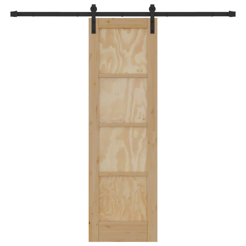 Slankios durys Natūrali ir juoda 61 x 198,5 cm