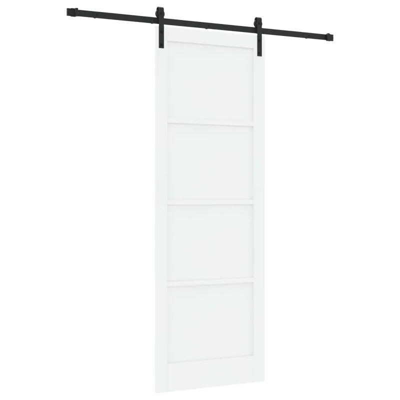 Slankios durys Balta ir juoda 83 x 232 cm
