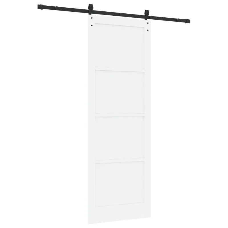 Slankios durys Balta ir juoda 83 x 232 cm