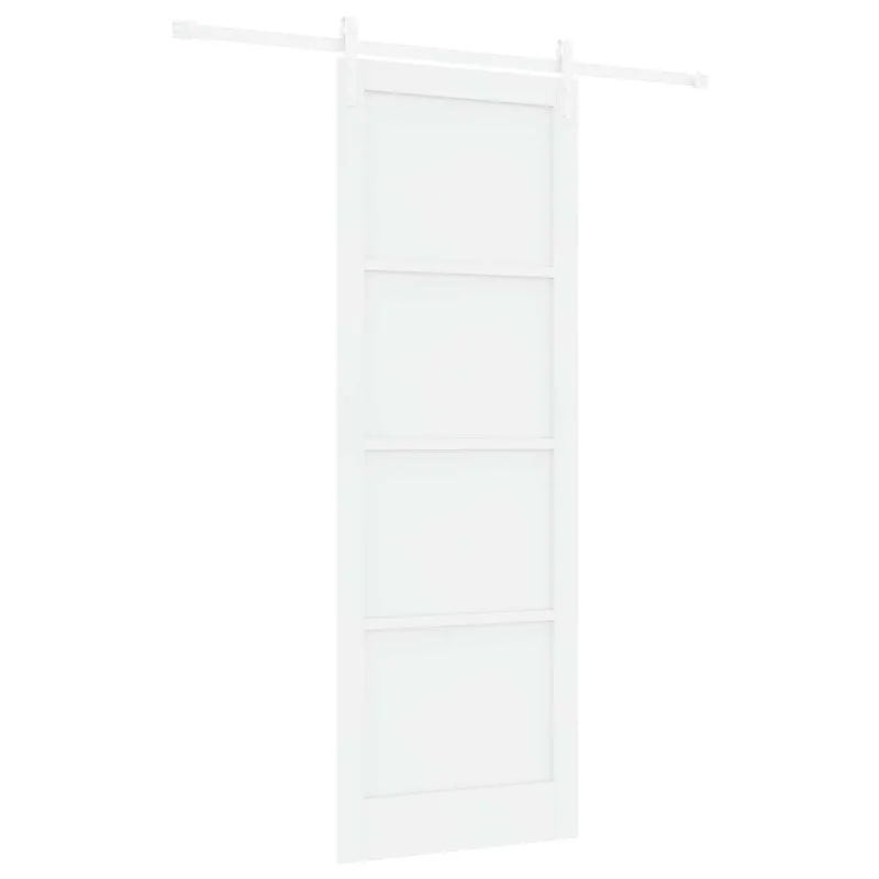 Slankios durys Balta 83 x 232 cm Pušies medienos masyvas