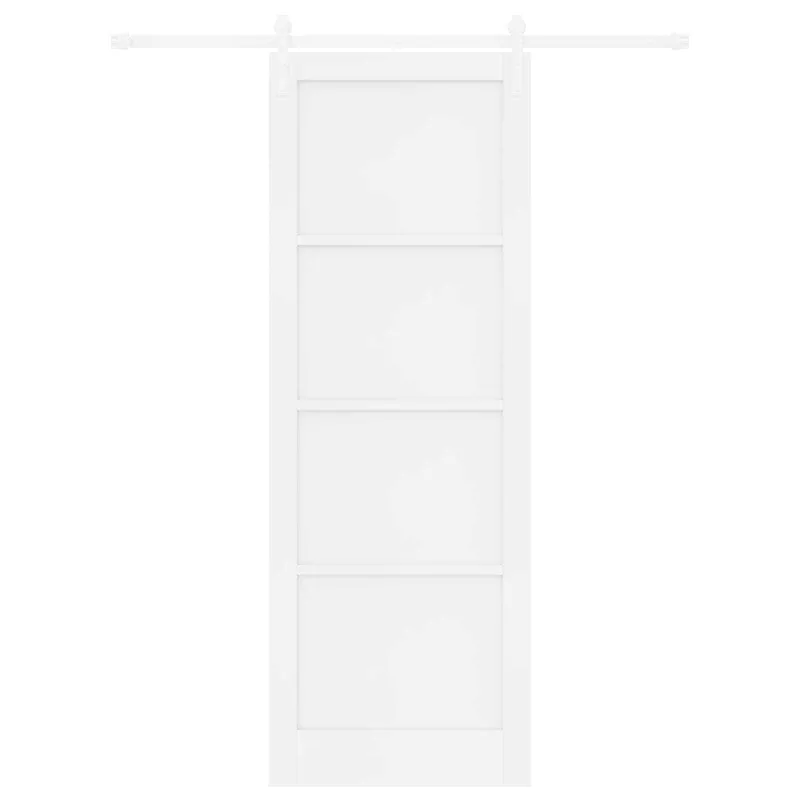 Slankios durys Balta 83 x 232 cm Pušies medienos masyvas