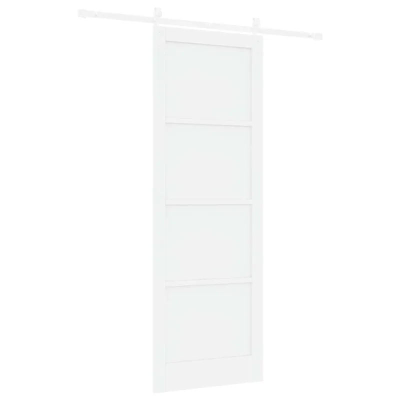 Slankios durys Balta 83 x 232 cm Pušies medienos masyvas