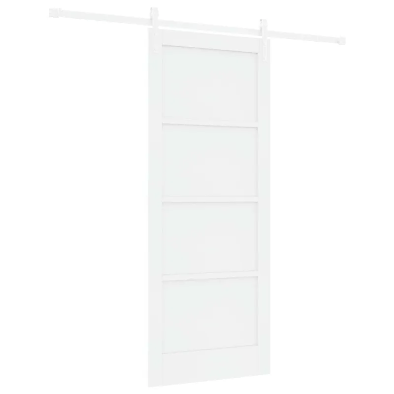 Slankios durys Balta 83 x 202 cm Pušies medienos masyvas