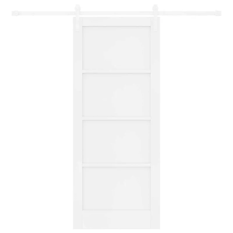 Slankios durys Balta 83 x 202 cm Pušies medienos masyvas