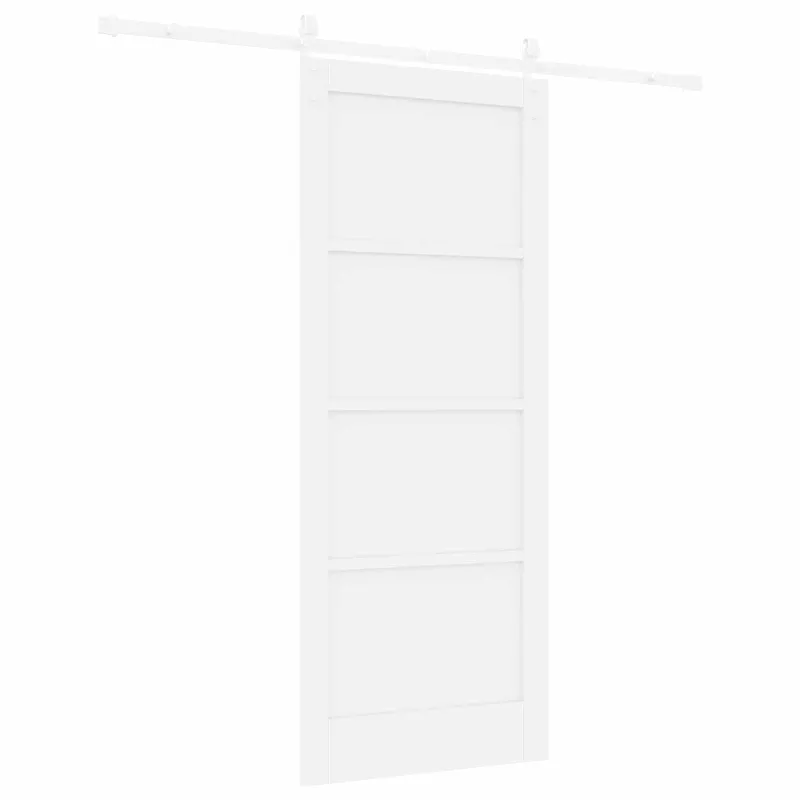 Slankios durys Balta 83 x 202 cm Pušies medienos masyvas