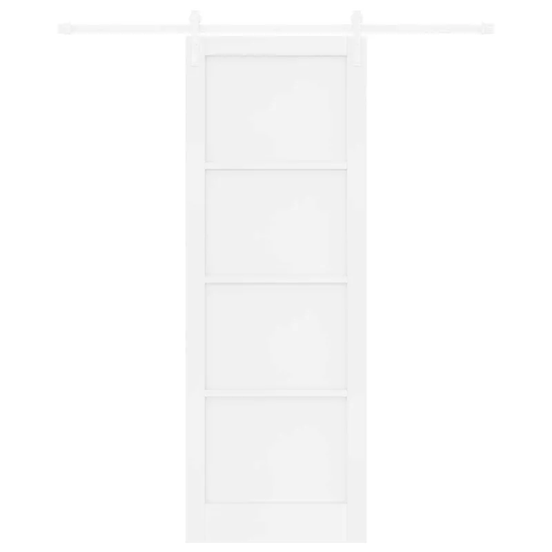 Slankios durys Balta 83 x 232 cm Pušies medienos masyvas