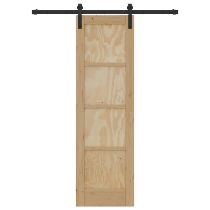 Slankios durys Natūrali 61 x 198,5 cm Pušies medienos masyvas