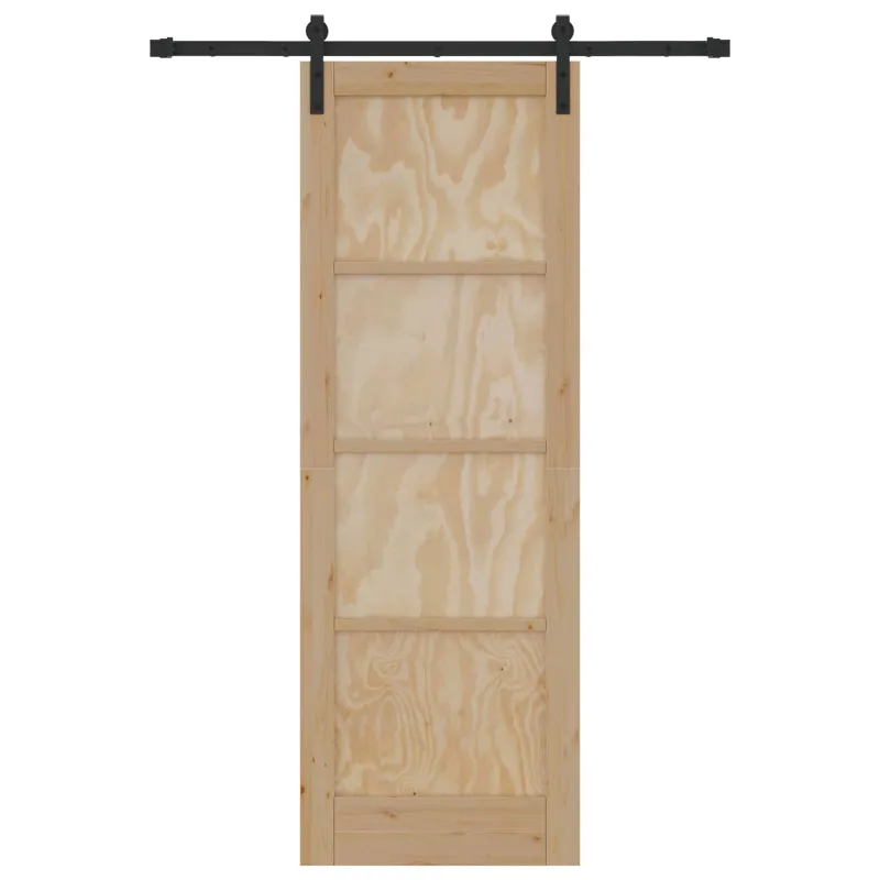 Slankios durys Natūrali 73,5 x 211 cm Pušies medienos masyvas
