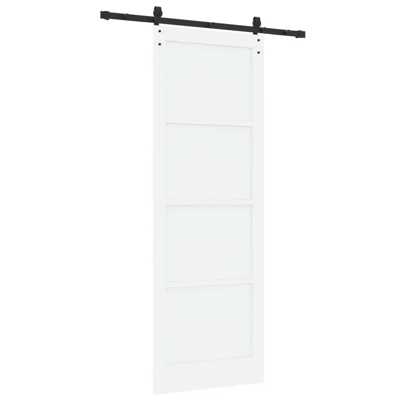 Slankios durys Balta 83 x 232 cm Pušies medienos masyvas