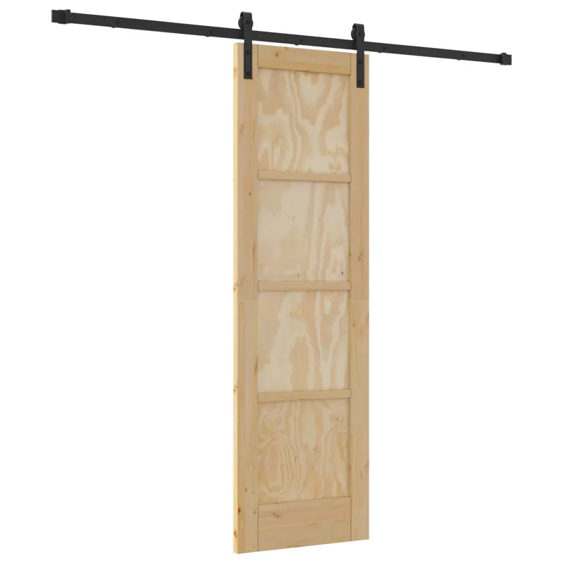Slankios durys Natūrali 61 x 198,5 cm Pušies medienos masyvas