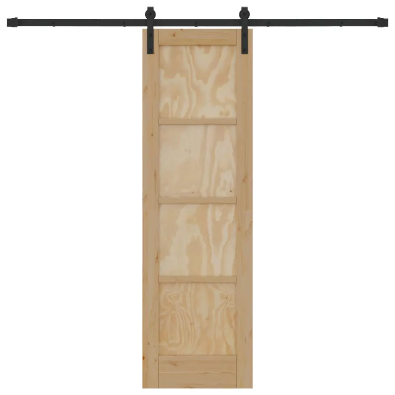 Slankios durys Natūrali 61 x 198,5 cm Pušies medienos masyvas