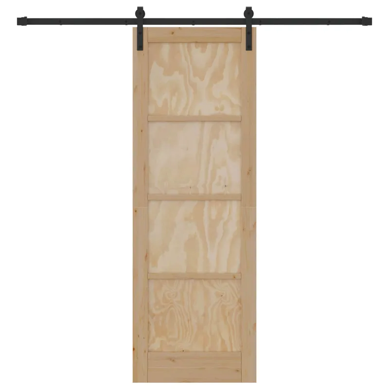 Slankios durys Natūrali 73,5 x 211 cm Pušies medienos masyvas