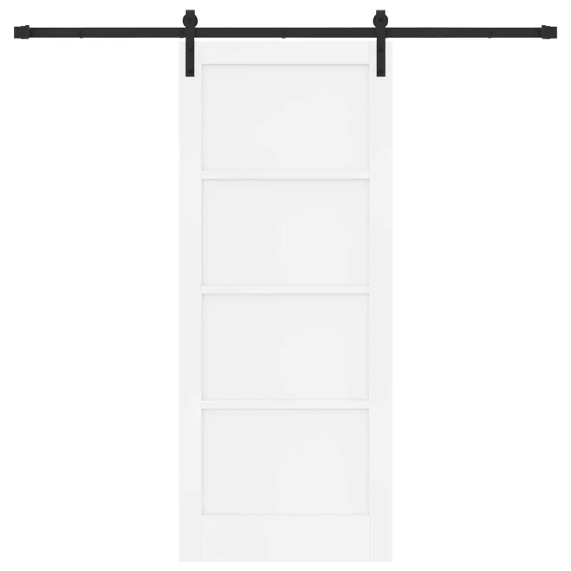 Slankios durys Balta 83 x 202 cm Pušies medienos masyvas
