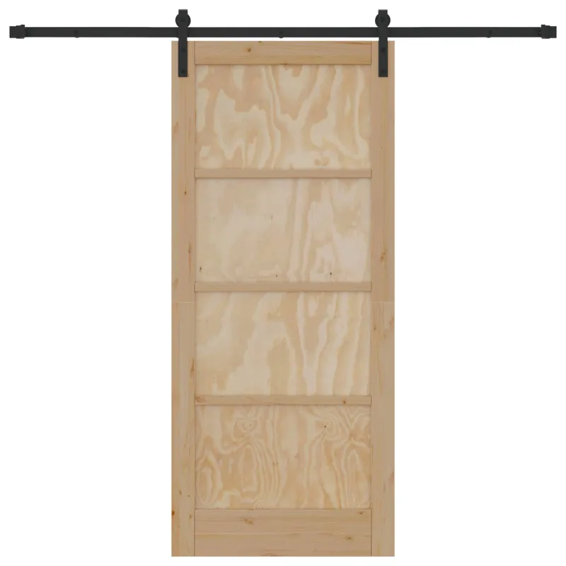 Slankios durys Natūrali 86 x 198,5 cm Pušies medienos masyvas