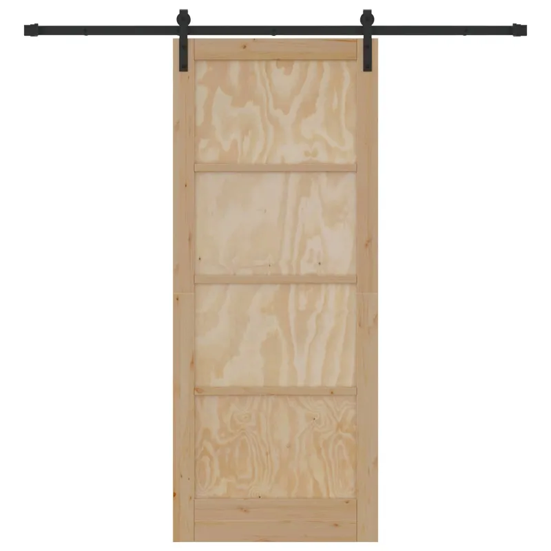 Slankios durys Natūrali 86 x 211 cm Pušies medienos masyvas