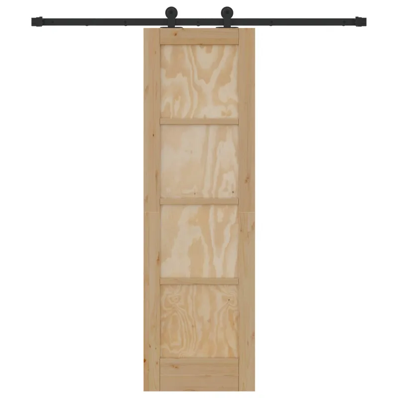 Slankios durys Natūrali ir juoda 61 x 198,5 cm