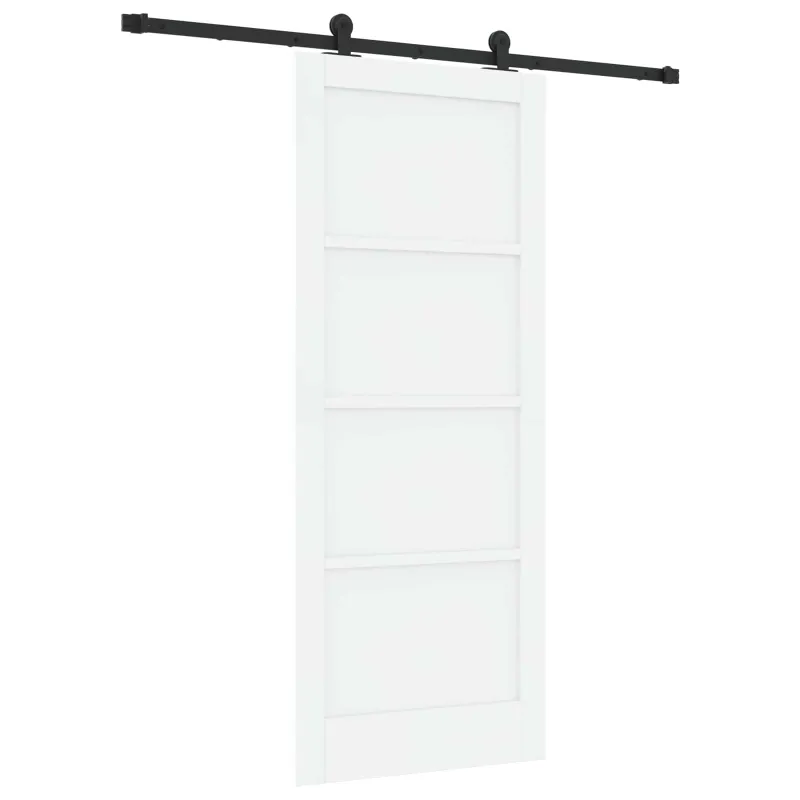 Slankios durys Balta ir juoda 83 x 202 cm