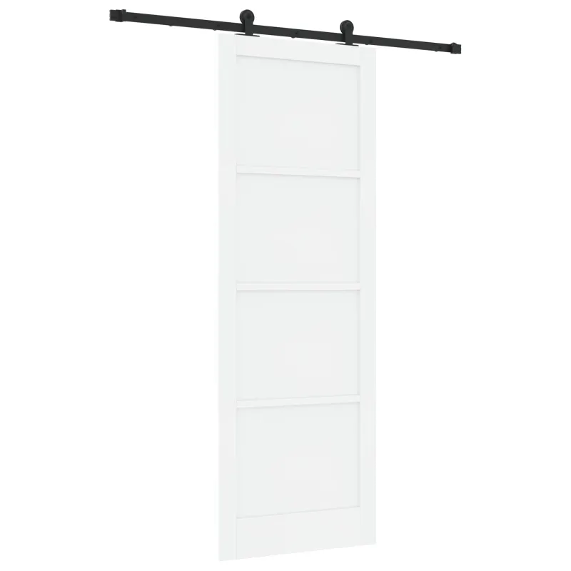 Slankios durys Balta ir juoda 83 x 232 cm