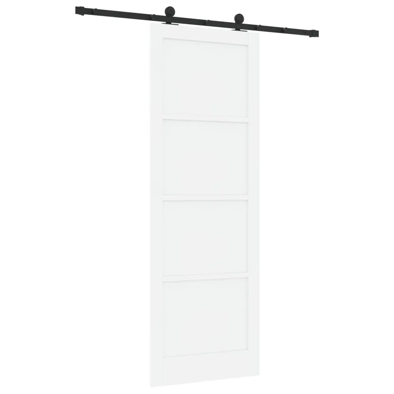 Slankios durys Balta ir juoda 83 x 232 cm