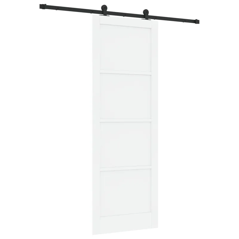 Slankios durys Balta ir juoda 83 x 232 cm