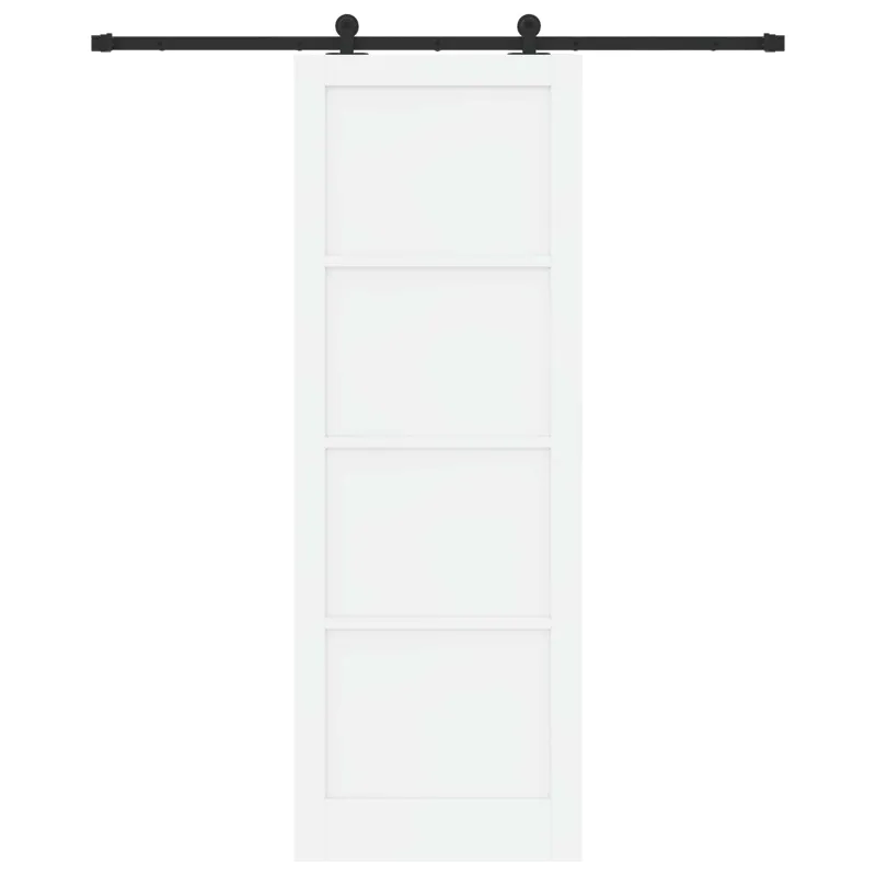 Slankios durys Balta ir juoda 83 x 232 cm