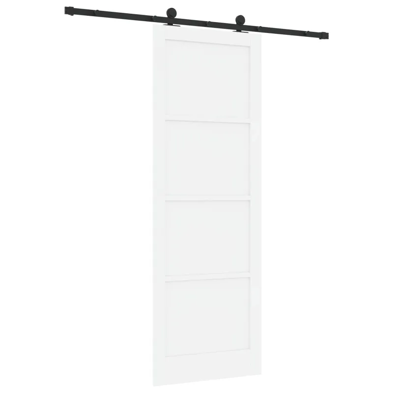 Slankios durys Balta ir juoda 83 x 232 cm