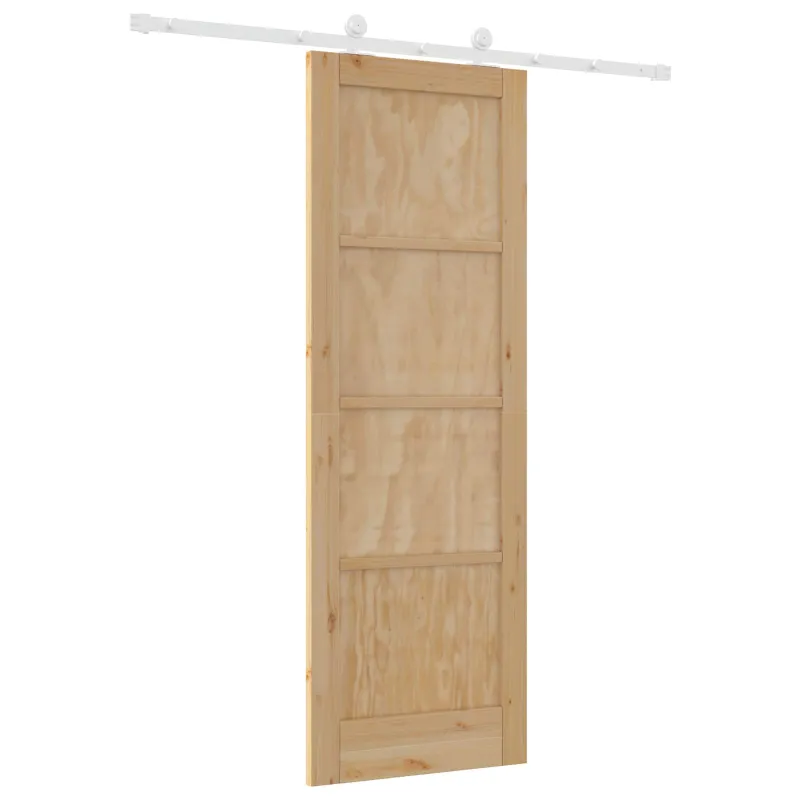 Slankios durys Natūrali ir Balta 73,5 x 211 cm