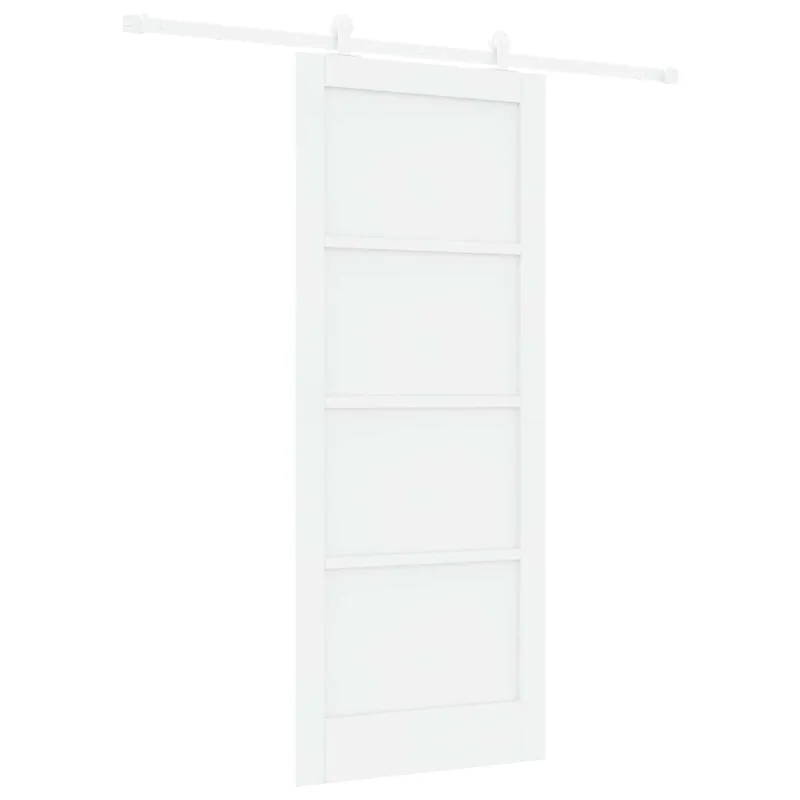 Slankios durys Balta 83 x 202 cm Pušies medienos masyvas