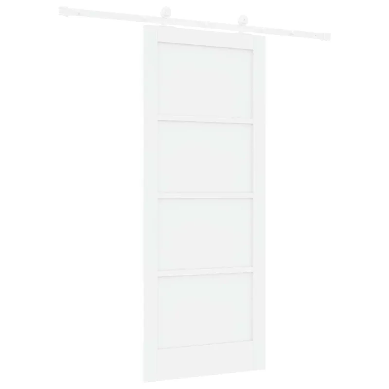 Slankios durys Balta 83 x 202 cm Pušies medienos masyvas