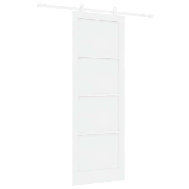 Slankios durys Balta 83 x 232 cm Pušies medienos masyvas