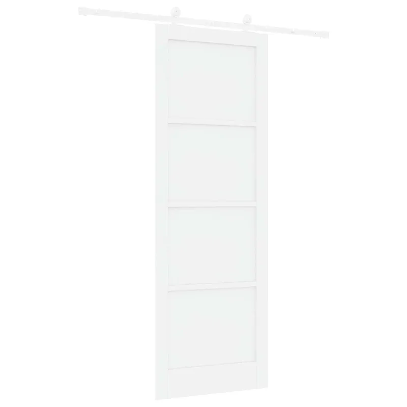 Slankios durys Balta 83 x 232 cm Pušies medienos masyvas