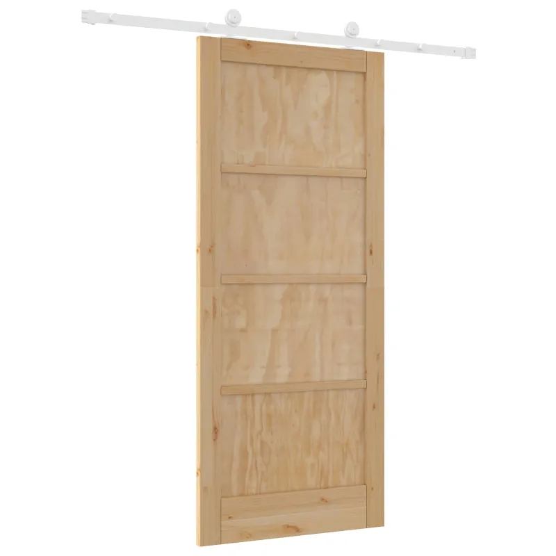 Slankios durys Natūrali ir Balta 86 x 198,5 cm