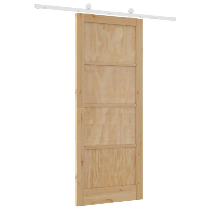 Slankios durys Natūrali ir Balta 86 x 211 cm